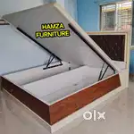 HAMZA FURNITURE NEW DESIGNER PLYWOOD BED 6BY6 Hydrolic bed