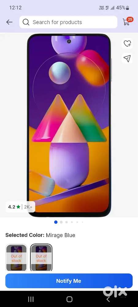 Samsung m31s all original