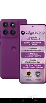 Moto edge 60 pro 8gb ram 256 gb rom