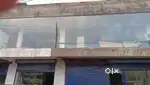Toughend glass slabs and reception door set
