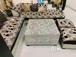 Sofa set puffies with table