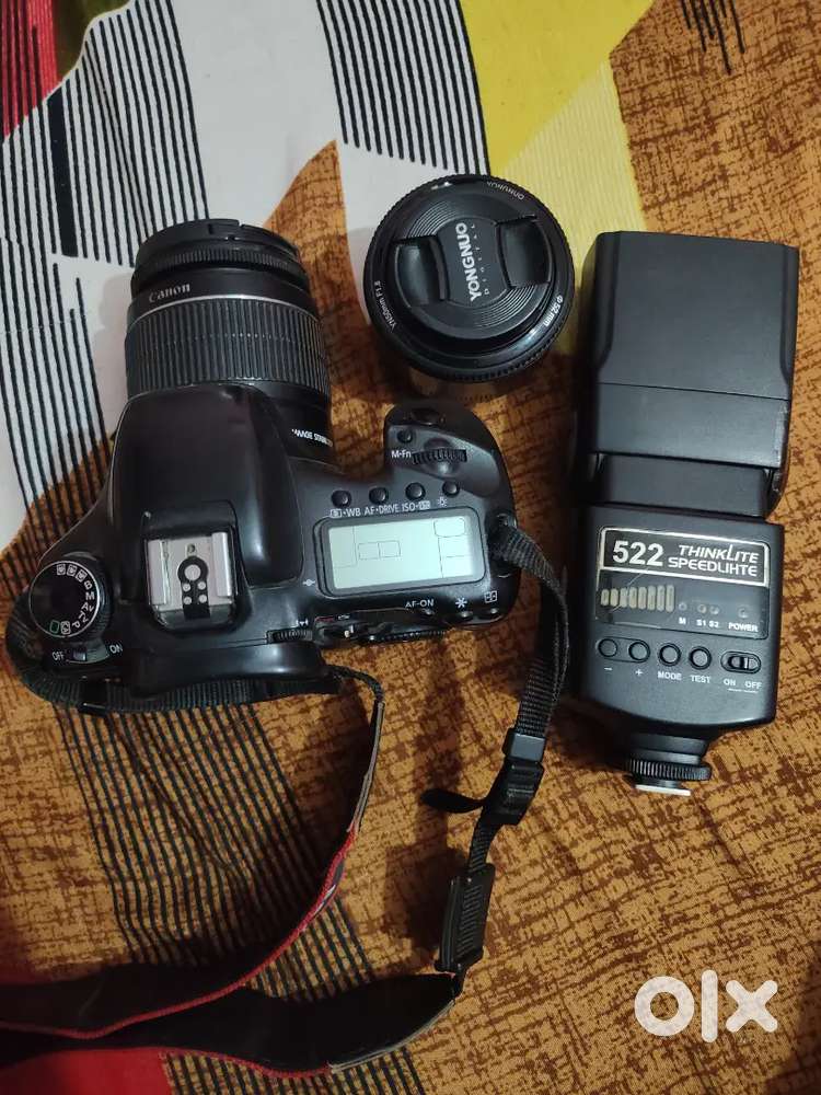 Canon 7d 18-55 lens 50mm lena with flash good condition no any problem