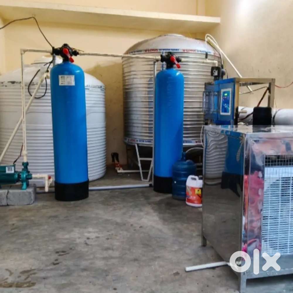 Mineral water plant