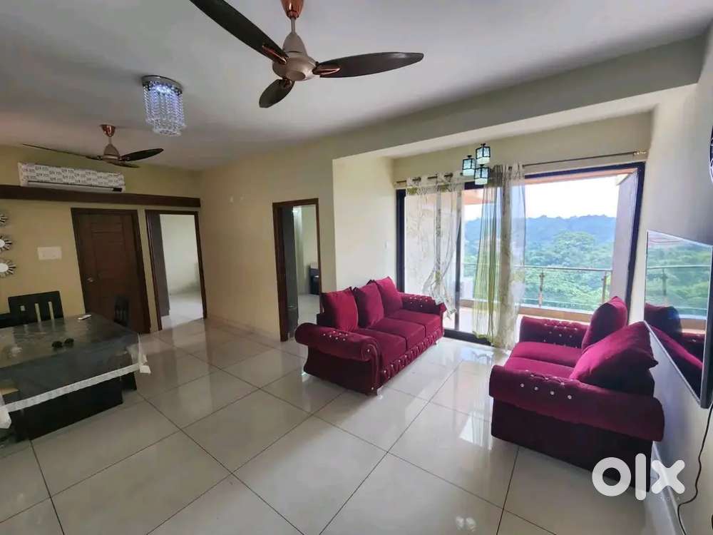 SPACIOUS 2BHK FULLY FURNISHED FLAT FOR RENT IN PORVORIM VALLEY VIEW