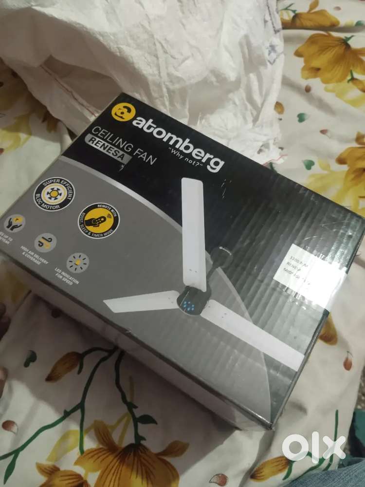 ATOMBERG FAN  NEW .. PACK HAI
