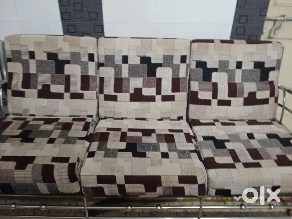 Sofa set with dining table
