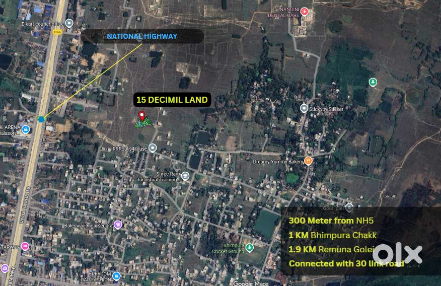 15 Decimil Residential Plot in Bhimpura