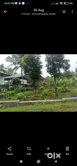 9 cent plot for sale Rs-275000/-/Cents
