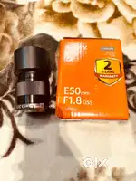 Sony E 50mm F1.8 OSS Lens – Like New Condition