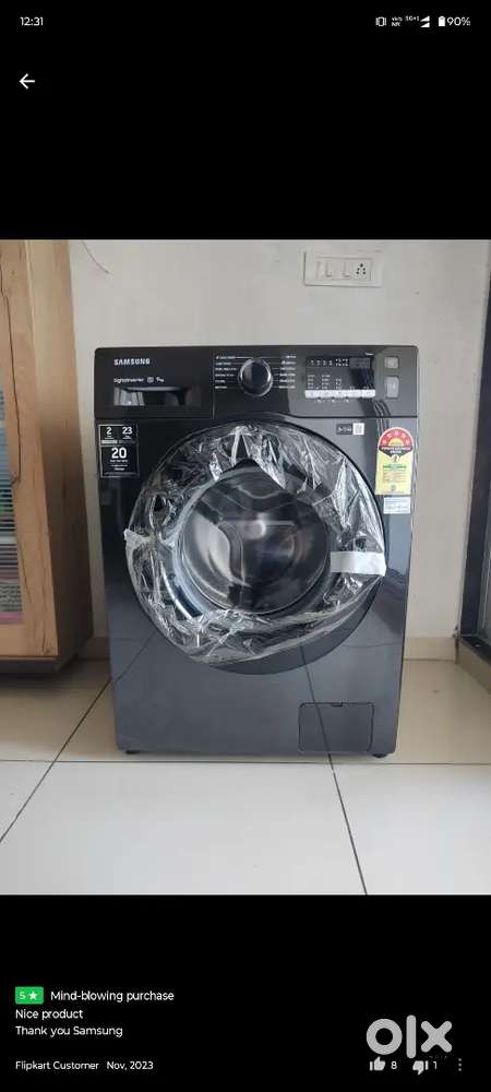 Samsung front load washing machine eco bubbles