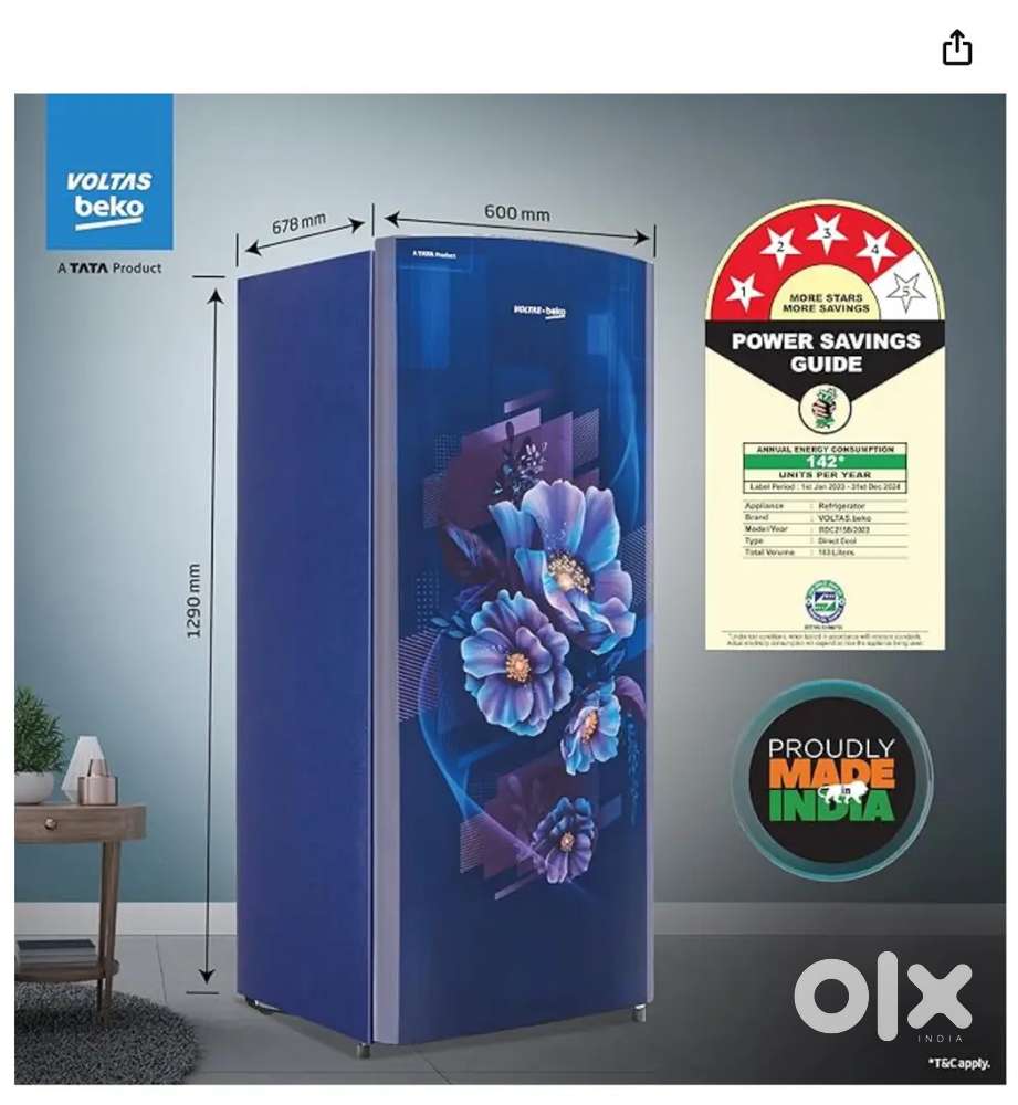 3 moth old fridge sale ( owner leaving UAE)