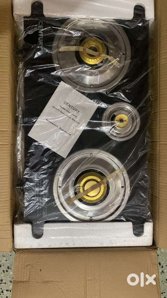 Glass Gas stove 3 burner