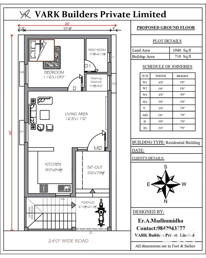 House For Sale in KOCHADAI to THUVARIMAN Route