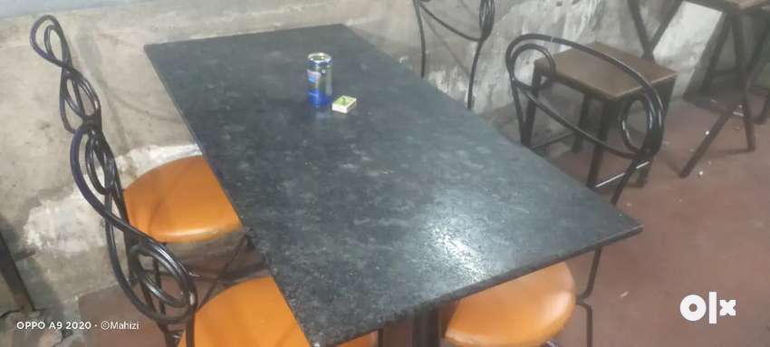Set of Granite Table & Chairs