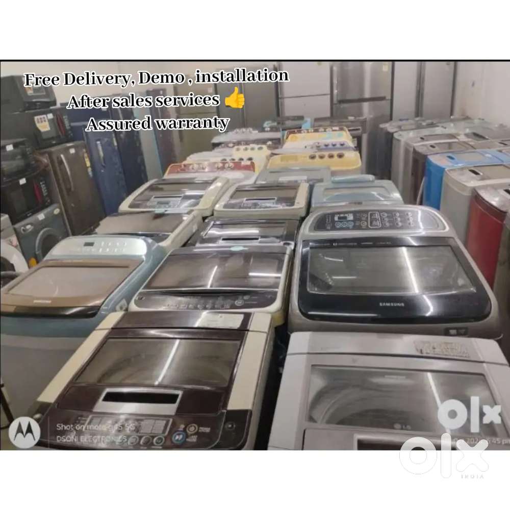 Refurbished washing machine and fridges with warranty