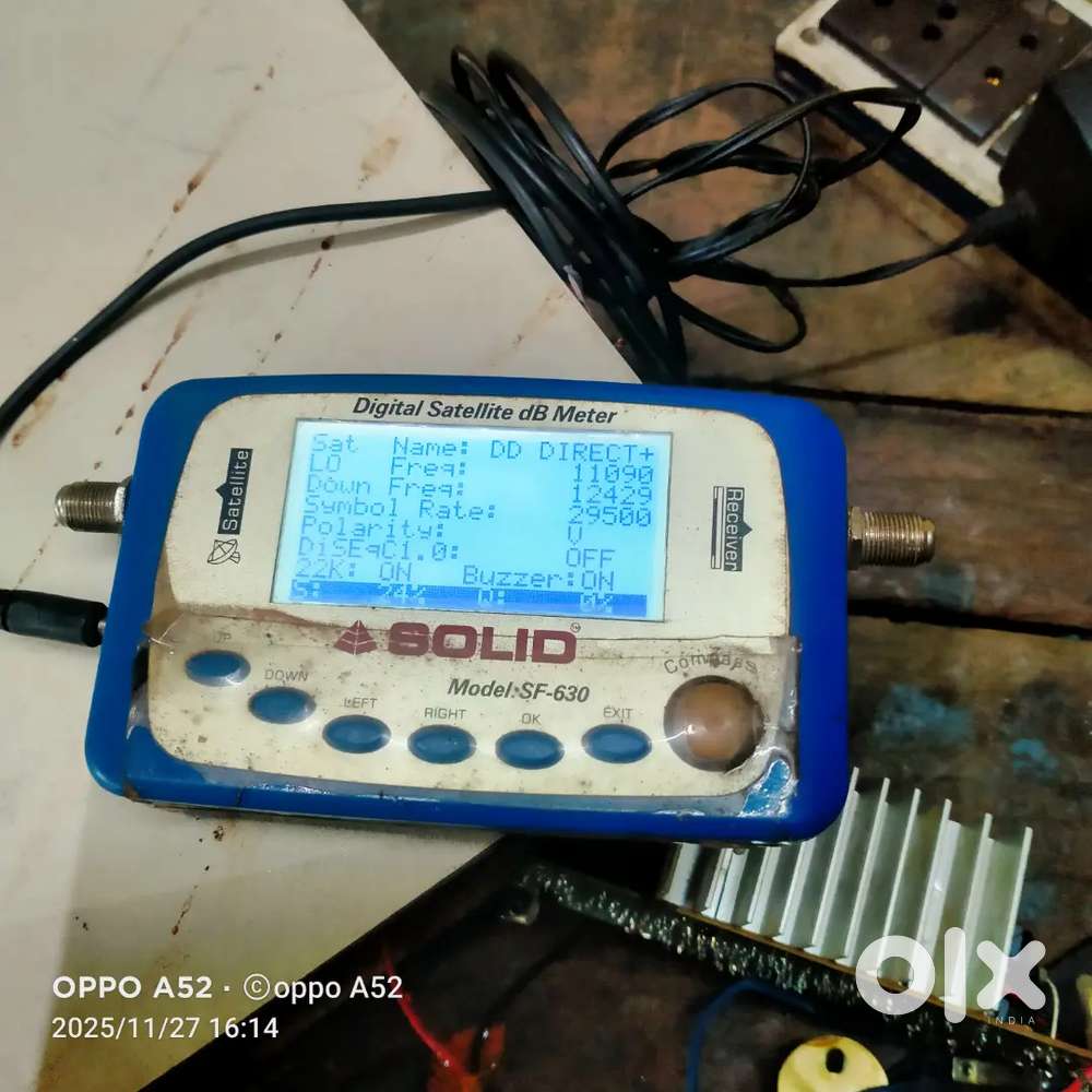 Digital satellite dB meter
