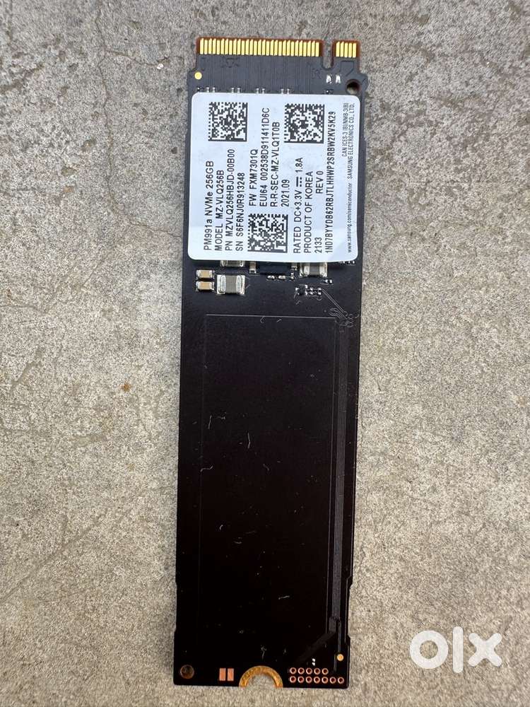 SSD 256 Gb nvme Samsung