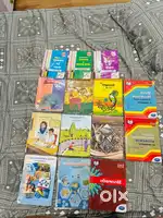 9th std ssc board all textbook & workbooks , grammar are available