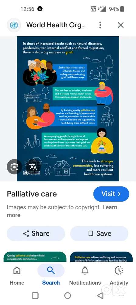 Home care for palliative