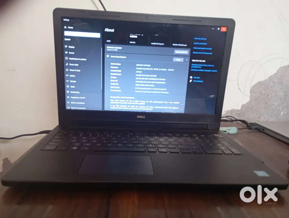 Dell Inspiron Laptop 15' Intel Pentium Quad Core 4GB Ram 500GB Hardisk