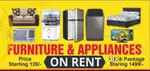 Furniture Appliances on RENT