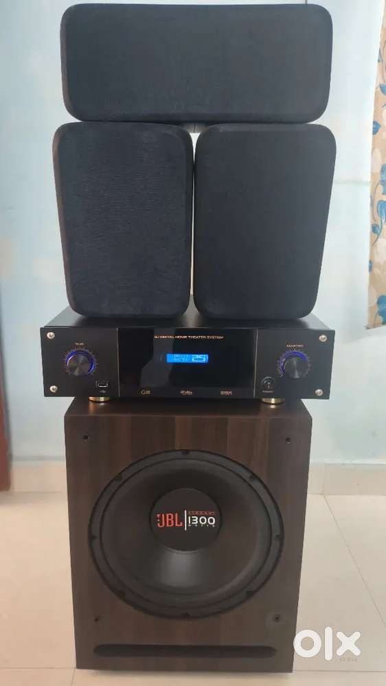 5.1 Digital Home theatre with Dolby digital, DTS, prologic 2