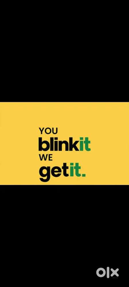Hiring for bathinda blinkit delivery boy job
