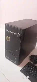 ZEBROICS PC AND AOC MONITOR WITH ALL KEYPAD, MOUSE, CABLE