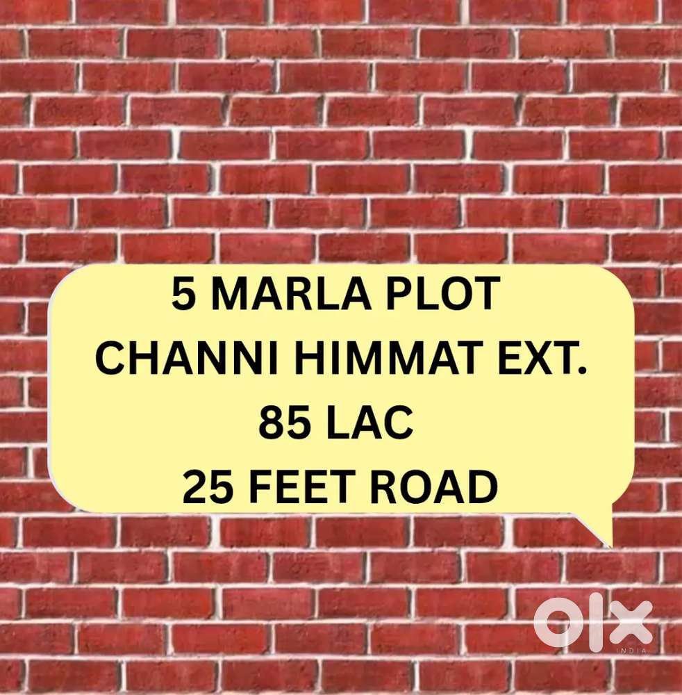 5 marla plot channi himmat ext.