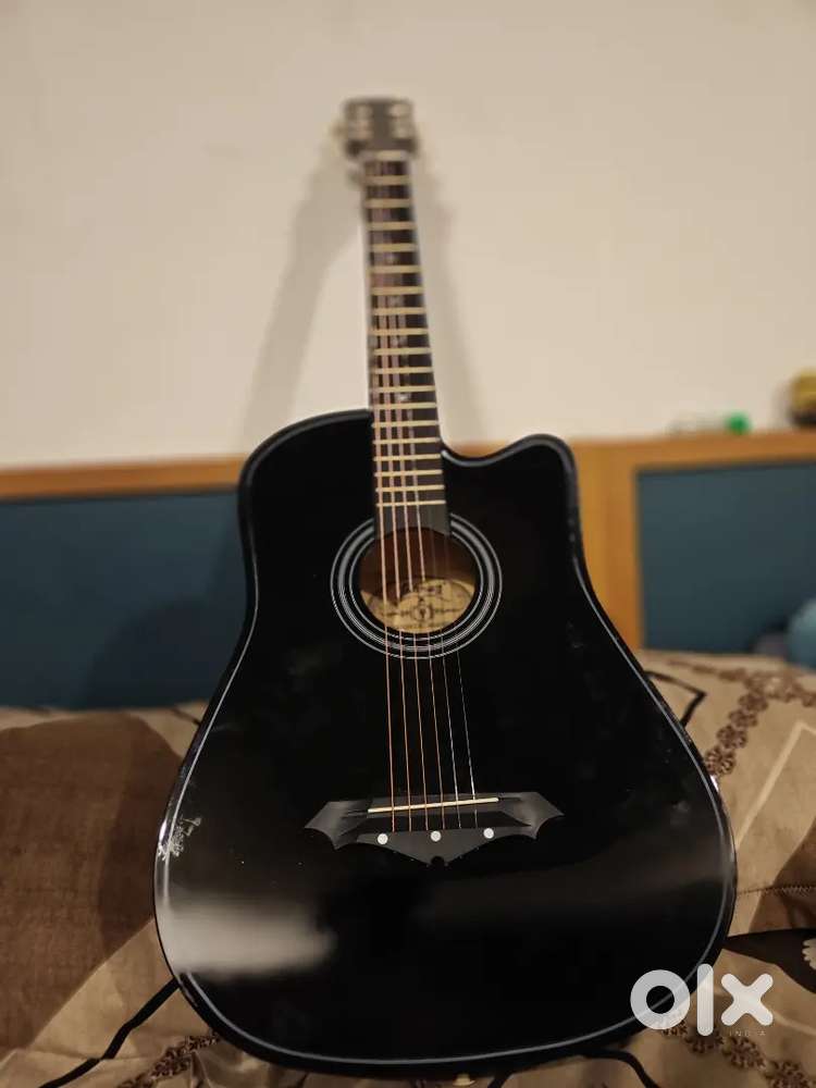 Black Acoustic Guitar