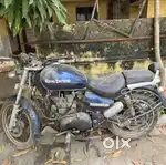 Royel enfield thunder bird 350 with 2 silencer and 2 staring bar