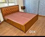 Brand new king size bed with mattress in wholesale price cod available