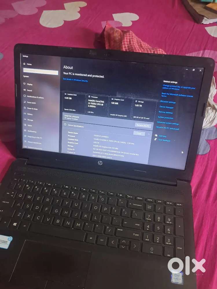 HP INTEL Core i3 7th gen