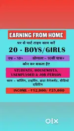 Work from home job