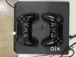 PS4 Slim 500gb with Two Controllers and 3 CDs