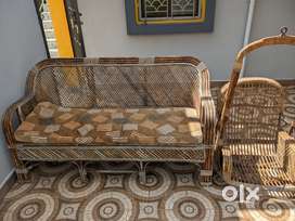 Wooden Sofa and Swing Set