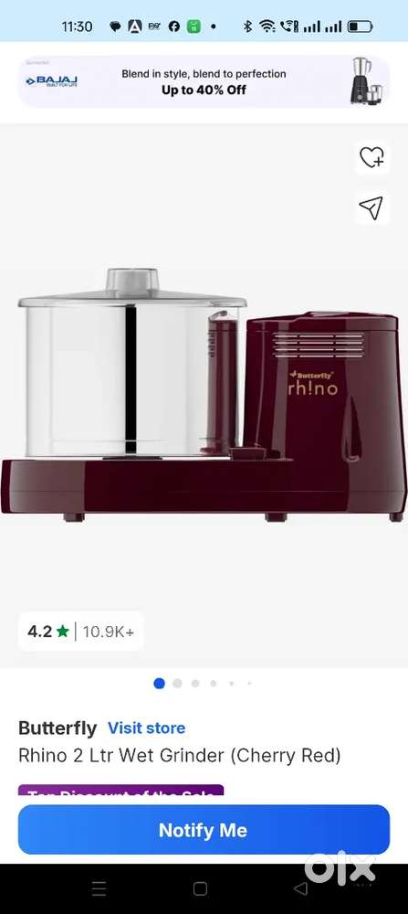 Wet grinder
