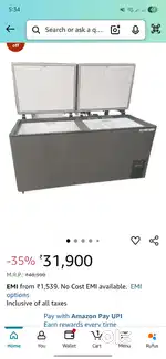 Voltas Deep Freezer 500Ltr