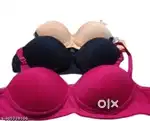 Women Soft Padded Seamless Regular Non-wired Bra