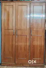 Designer Almirah Heavy Wooden 3 Door Wardrobe with Drawers & shelf