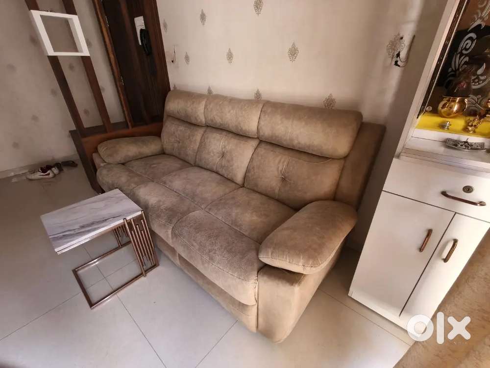 Lavish sofa with teapoy