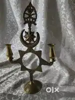 Pure brass solid heavy mirror frame cum surmedani