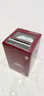 Whirlpool white magic premier maroon colour 6.5kg capacity