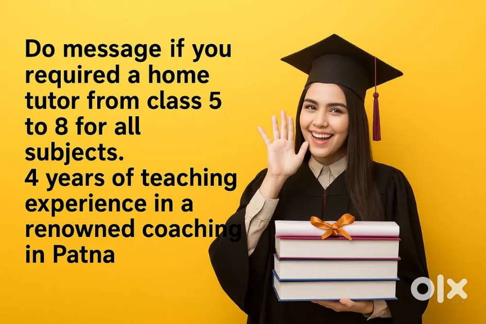 I'm a 4 years experienced tutor class 5 to 8 all subject cbse board