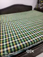 Double bed mattresses in good condition ..2Kitchen stand steel rs.800.
