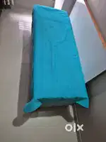 Side sofa in light blue colour