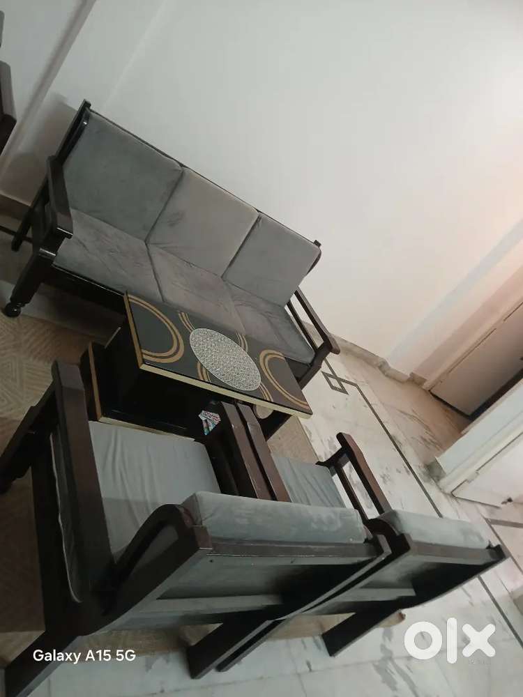 Sofa set with Center table and Dinning Table