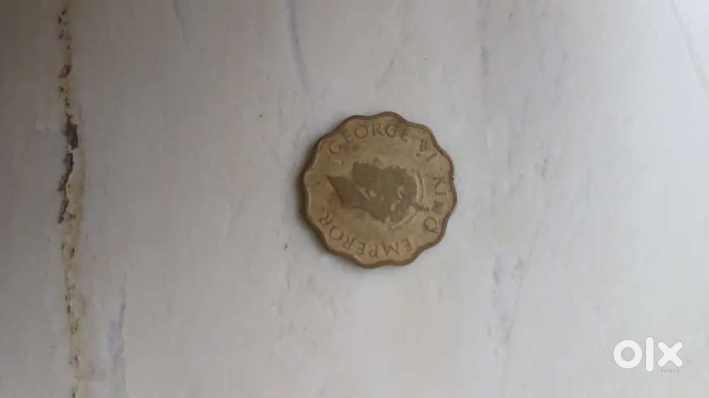 Antique 1 Anna coin gorge vi