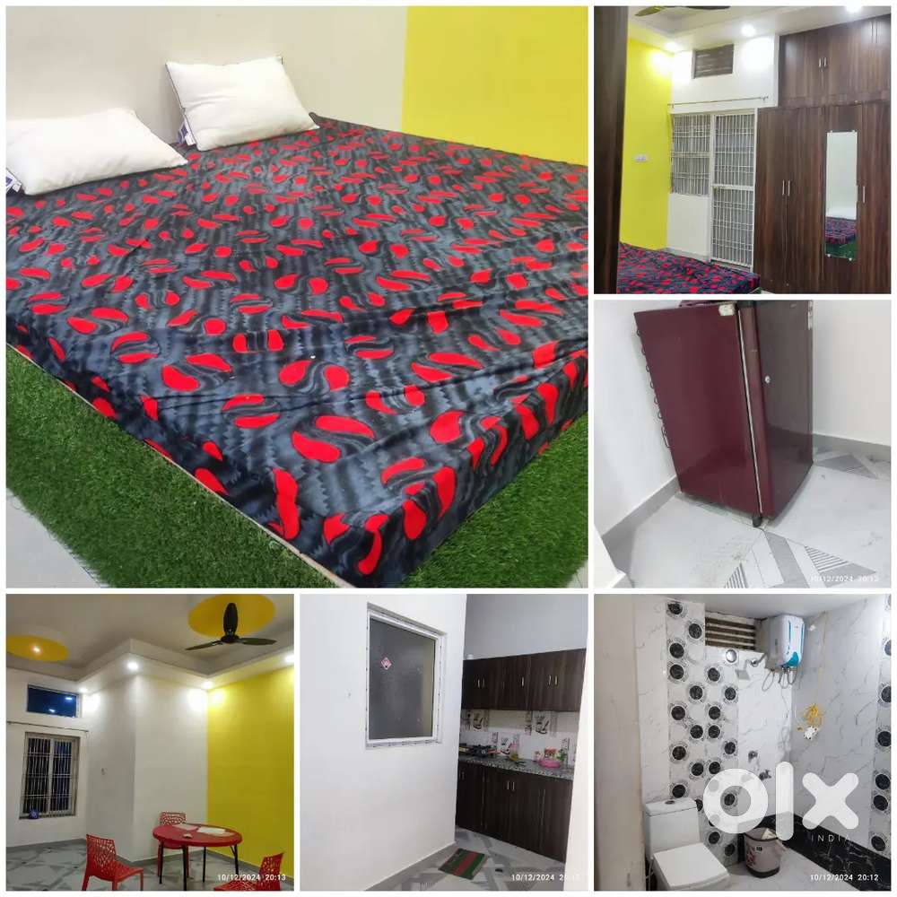 FURNISHED LUXURY spacious 1BHK - 2 WASHROOM WITHOUT OWNER HOUSE