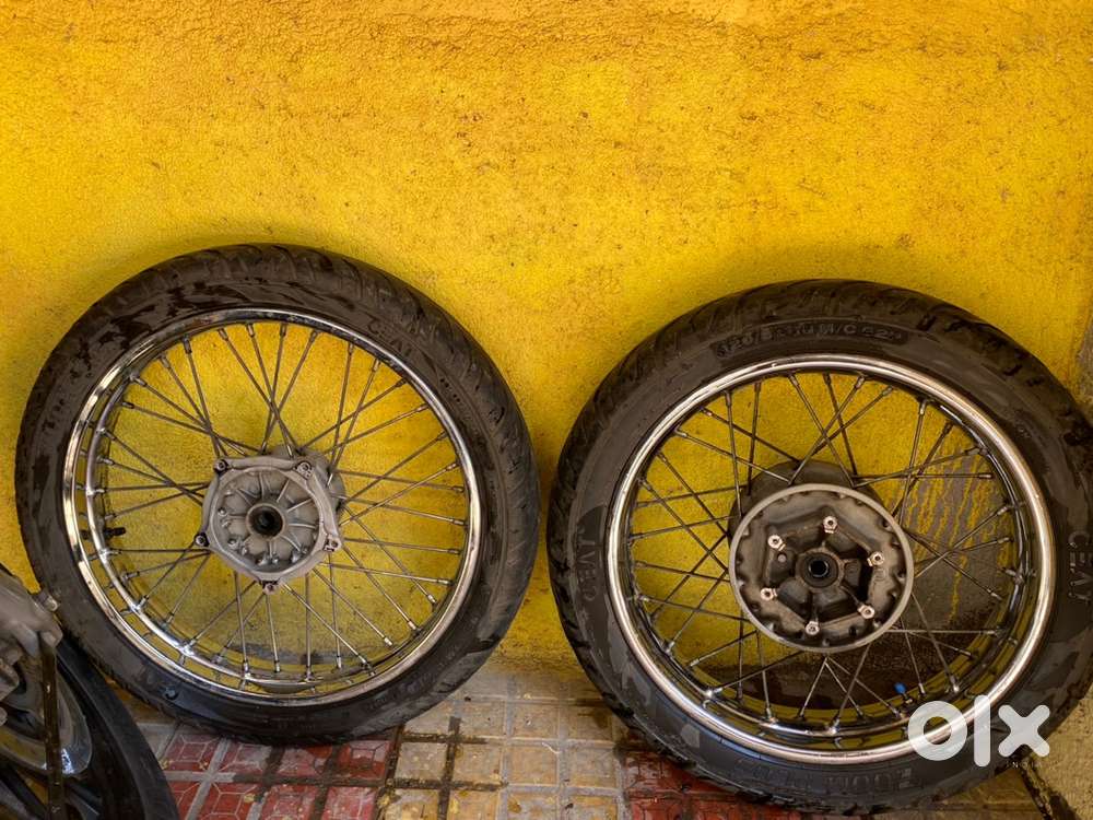 Classic 350 Reborn Rim rear & Front with tyre tube